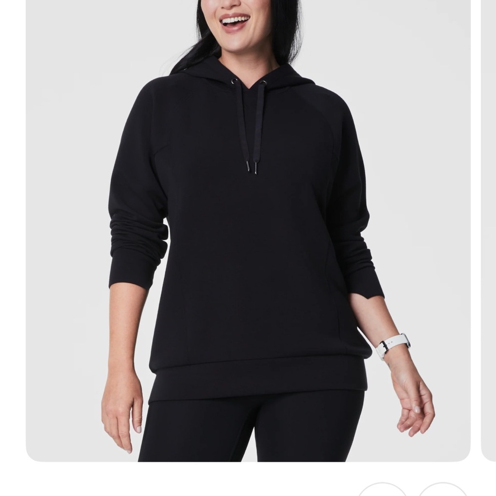 SPANX air essentials Black Hoodie AND sweatpants combo!